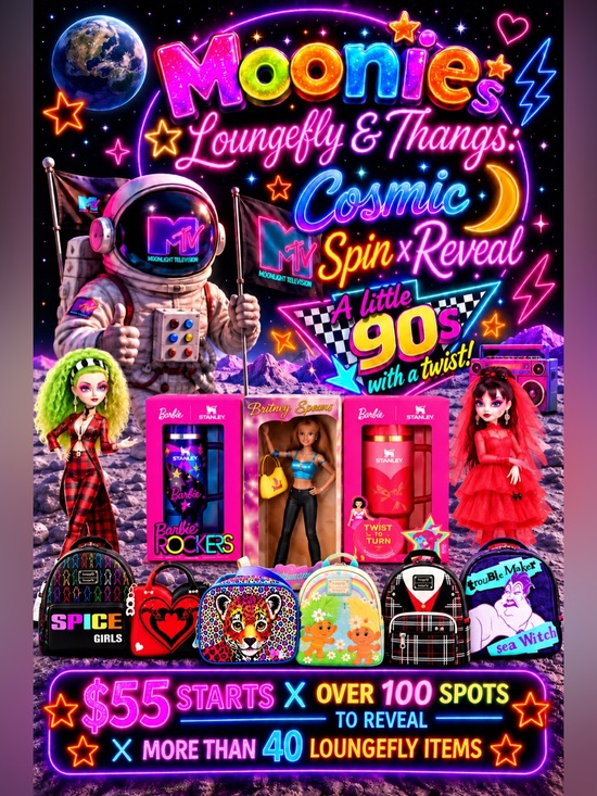Accessories - MOONIES LOUNGEFLY & THANGS: Cosmic Spin & Reveal 🌚💫